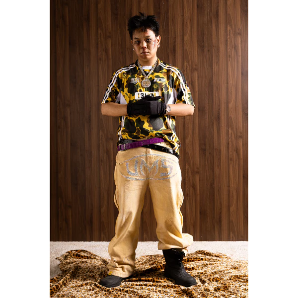 Áo Thun Jersey Merchandise 131KM  PJPO x UM$  Form Rộng Rãi Thoải Mái Polyester In Chuyển Nhiệt Hoạ Tiết Camo Cao Cấp