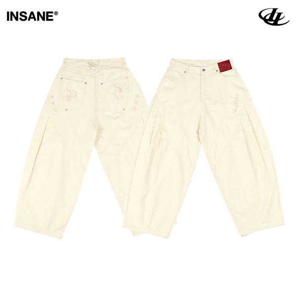 Quần Dài InsaneClo SPLIT FORM CARGO PANTS Form Baggy Unisex Vải Kaki Cotton Nhập Khẩu