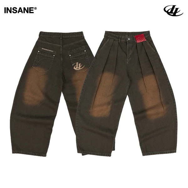 Quần Dài InsaneClo DUAL REALM DENIM PANTS BROWN