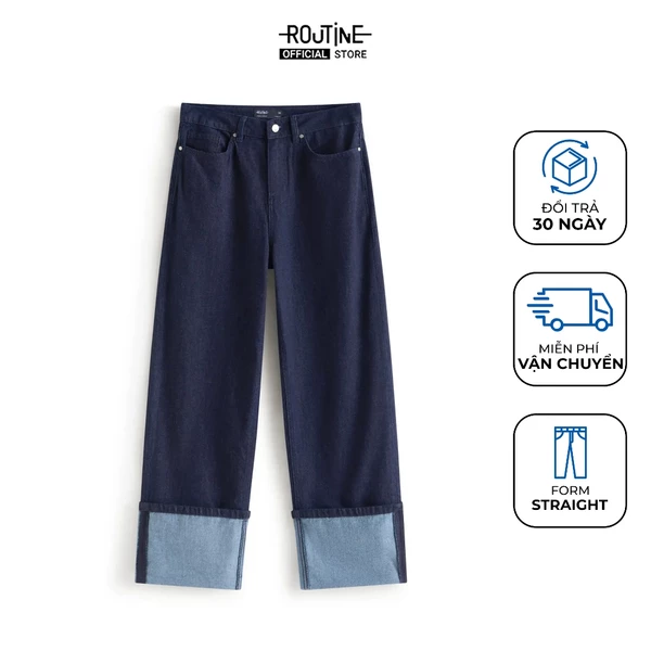 Quần Jeans Nữ Form Straight - Routine 10F25DPAW008