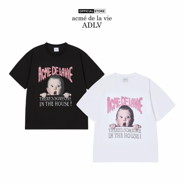 Áo Thun Halloween Scream Boy Dáng Oversized Màu Đen/Trắng - Hàng chính hãng
