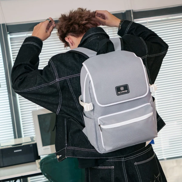 Balo Thời Trang Nam Nữ, Ba lô Đi Học, Đi Làm, Đựng Vừa Laptop 15inch SCARAB LEADER BACKPACK