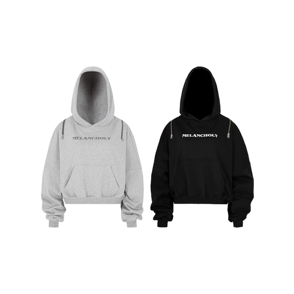 Áo hoodie khoá kéo lưng độc đáo