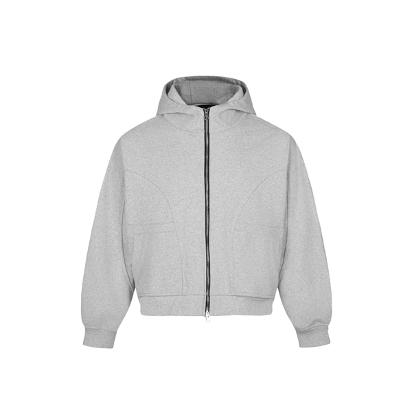 OUTBREAK - ÁO HOODIE DÂY KÉO FORM BOXY “ POCKET HOODIE ZIP”