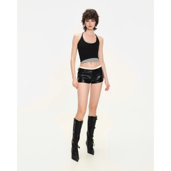 LSOUL Áo Thun Croptop Hai Dây Mảnh Basic Ôm Dáng Chất Thun Co Giãn Kai Top A25122871