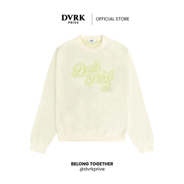 Áo Sweater Nam Nữ Form Regular DVRK Privé Vải Knit FLOW Local Brand Cao Cấp Thoải Mái Màu Xanh Mint