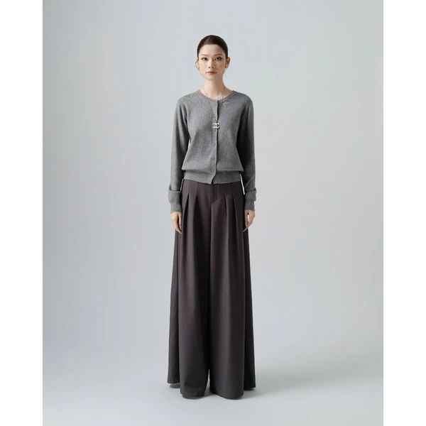 RUBIES Cozy Pants - Quần Dài Nữ Ống Rộng A Kèm Dây Belt