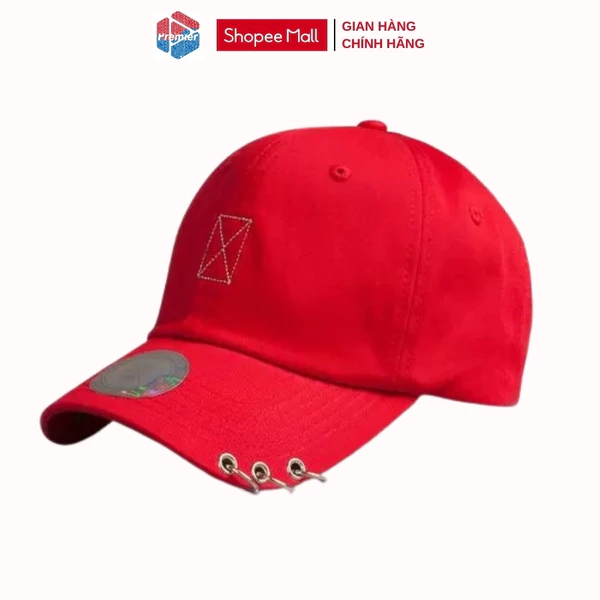 Nón lưỡi trai PREMI3R FL389 Màu Đỏ Phong Cách Streetwear Size M