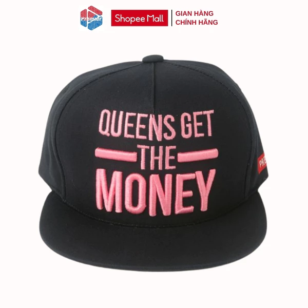 Nón Hiphop PREMI3R Mũ Snapback màu xanh Navy Pink Thêu Bull Unisex Nam Nữ