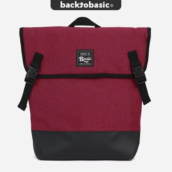 Balo 3 cách đeo Back To Basic - MARUCHI dây đeo tháo rời, có ngăn laptop, đai trợ lực