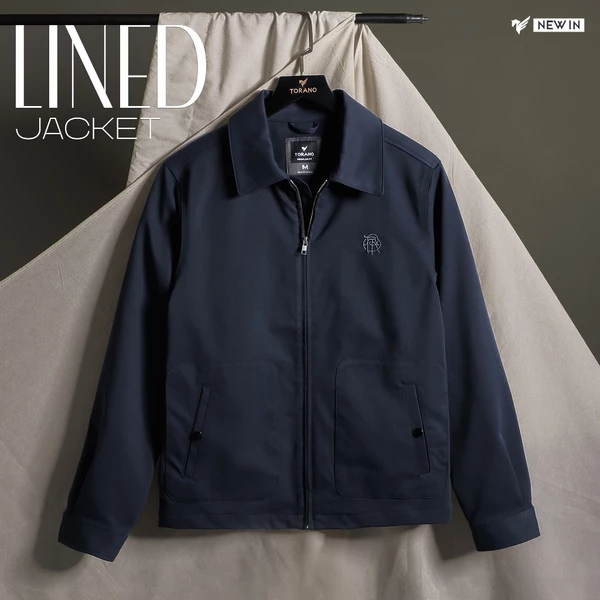 Áo khoác khaki 2 lớp LINED JACKET TORANO túi ốp thêu logo ngực, Mạnh Mẽ và Nam Tính GWCJ502