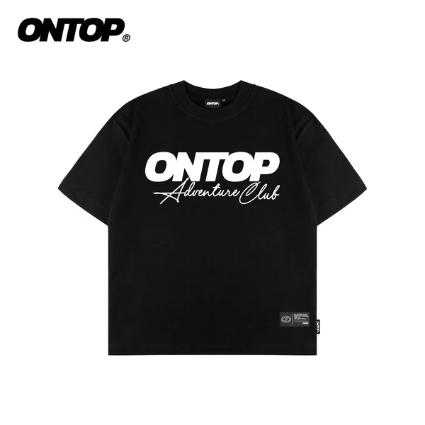 Áo thun đen in hình ONTOP | O-T1-D