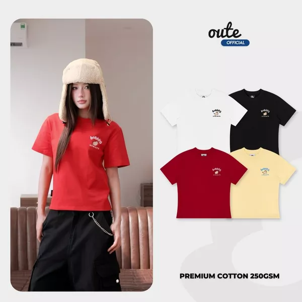 Áo Thun Babytee Outerity Bubbly Cotton 100% Nam Nữ Unisex / DREAM HORSE COLLECTION 2026