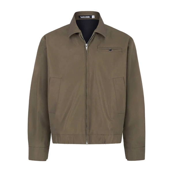 Áo Khoác Kaki Nâu Boxy Cao Cấp - Ivankov Neutral Dejavu Blouson Jacket