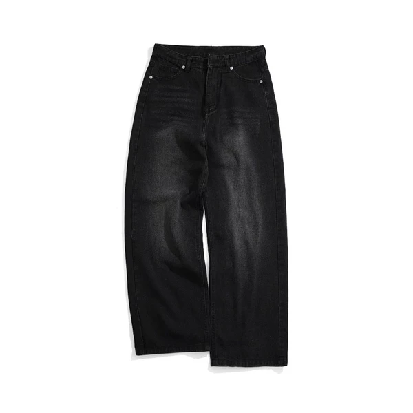 SMOKE WIDE STRAIGHT JEANS WHOSE - Quần jeans ống đứng wide fit Whose Studio 1681