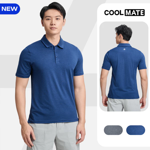 [MUA 3 GIẢM 12%]Áo Polo thể thao nam Quick Dry Active chống tia UV, siêu nhẹ, thấm hút, thoáng mát Coolmate