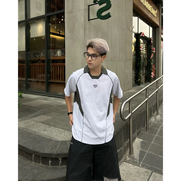 [NEW] Áo Polo Viền, thêu, ZOMBIE.CLUB, chất thun cotton 270gsm, form dáng oversize,couple unisex, Chính Hãng