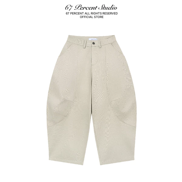 Quần Ống Cong Form Rộng Chính Hãng 67PERCENT/67% - BALLOON PANTS