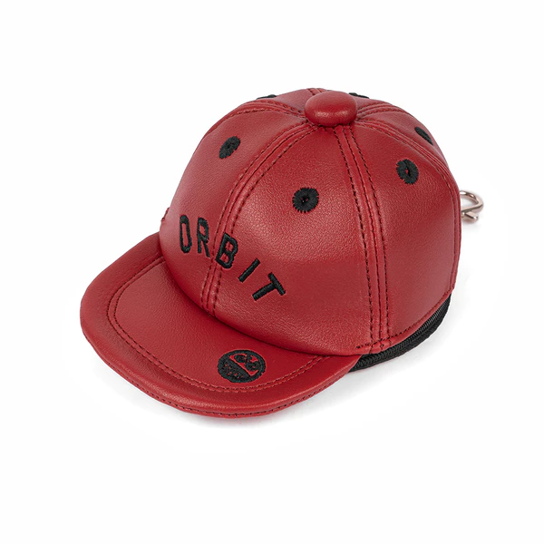 Phụ kiện The ORBIT - Mini CapKeychain 08 RUBY Da -  Phụ kiện móc khoá, nón đeo chéo, đựng đồ