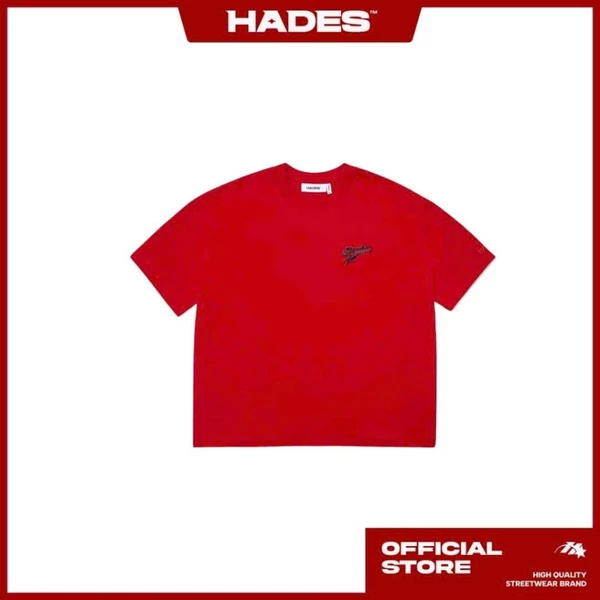 HADES Shooting Star Tee - HADES Brand Chính Hãng Áo thun tay lỡ Unisex Coton / Đỏ