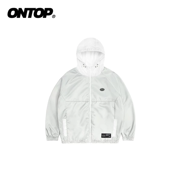 Áo khoác gió phối màu nam nữ ONTOP có mũ chống nắng Explorer Jacket | O-AK6-XT