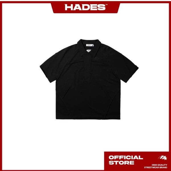 HADES Scatter Polo - Áo polo tay lỡ vải chân cua unisex -  HADES Brand chính hãng