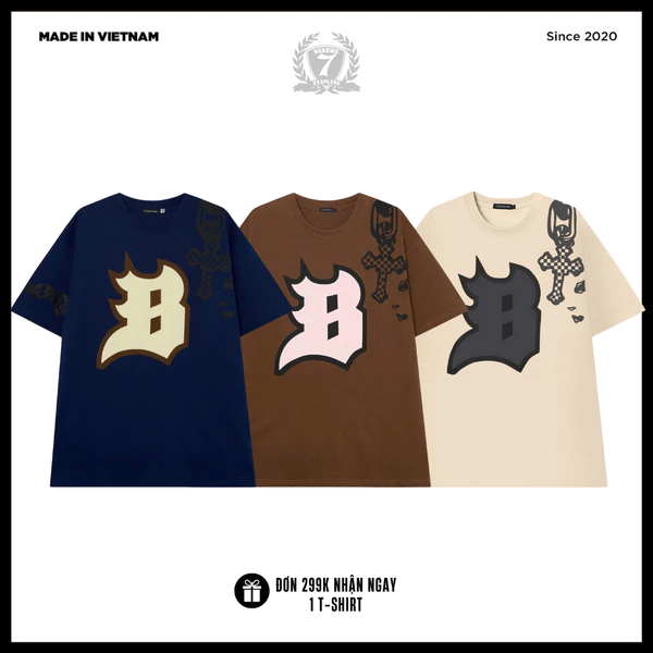 Áo Thun Unisex Banawa - Tee Badass Flame | Local Brand Chính Hãng