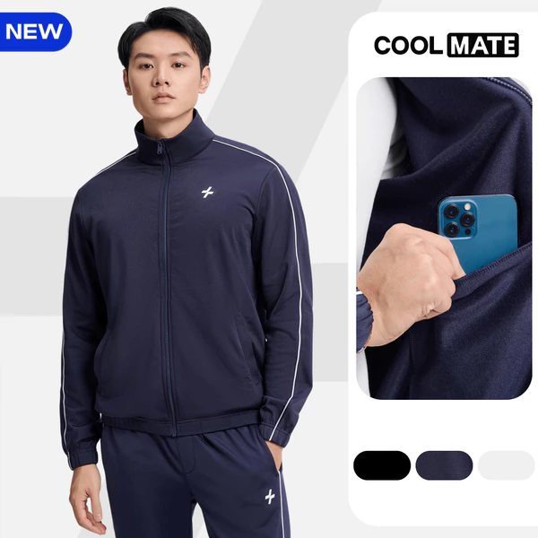 [MUA 3 GIẢM 12%]Áo khoác thể thao nam Flexline Active bền bỉ, nhanh khô, thoải mái Coolmate