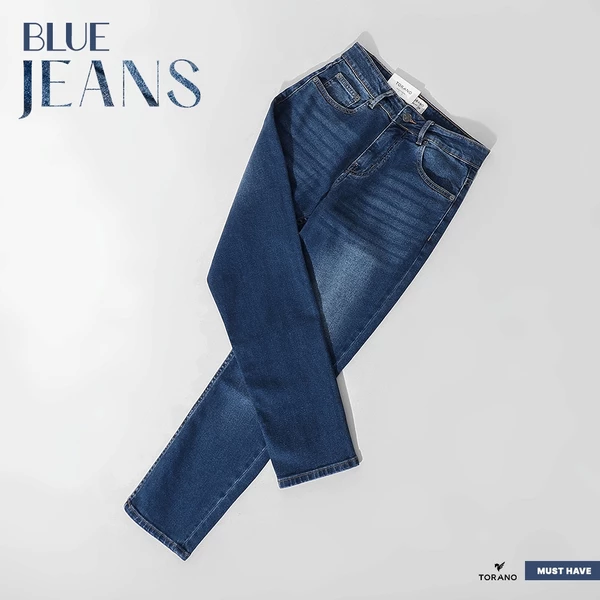 Quần jeans BLUE JEANS TORANO basic slim co giãn, đứng phom, bền màu GABJ881