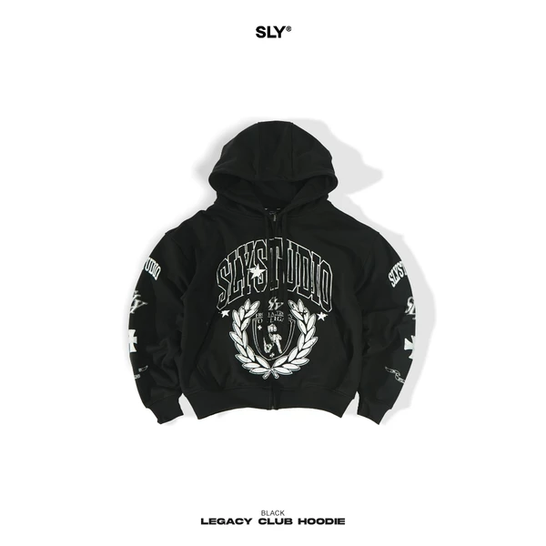 Hoodie Zip SLY Legacy Black