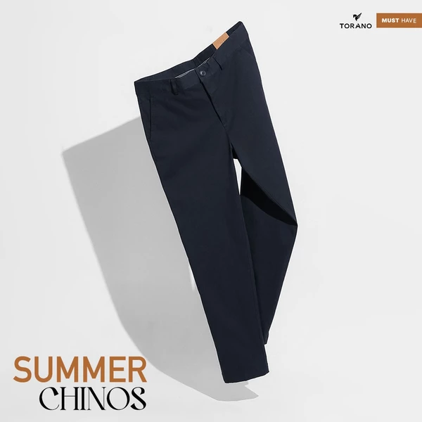 Quần kaki nam SLIMFIT CHINOS TORANO dáng basic túi chéo form chuẩn lịch lãm GABK014