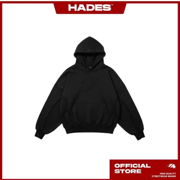 HADES DASPACE HOODIE - HADES Brand chính hãng Hoodie vải nỉ unisex / đen