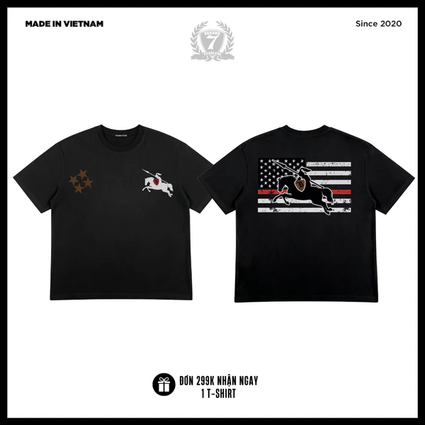 Áo Thun Unisex Banawa - Tee Rising Knight | Local Brand Chính Hãng