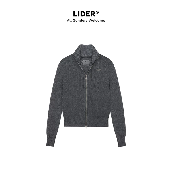 Áo Len Khoá Kéo Tay Dài Unisex LIDER HOMEBODY ZIP KNIT TOP