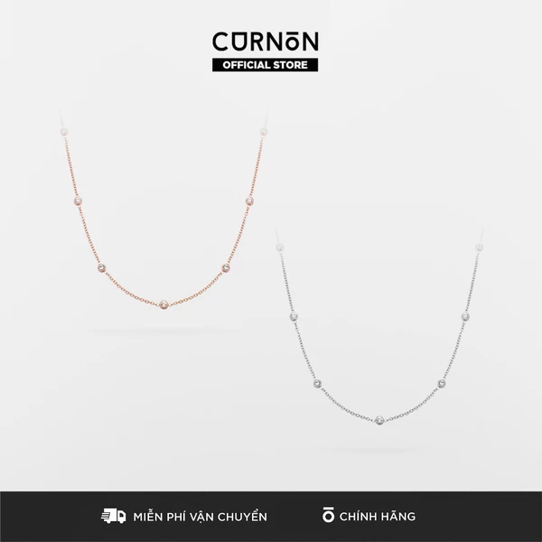 Dây Chuyền nữ Curnon Dotgems "Golden Hour" Collection - Trang Sức Phong Cách, Tinh Tế - Chất Liệu Thép Không Gỉ