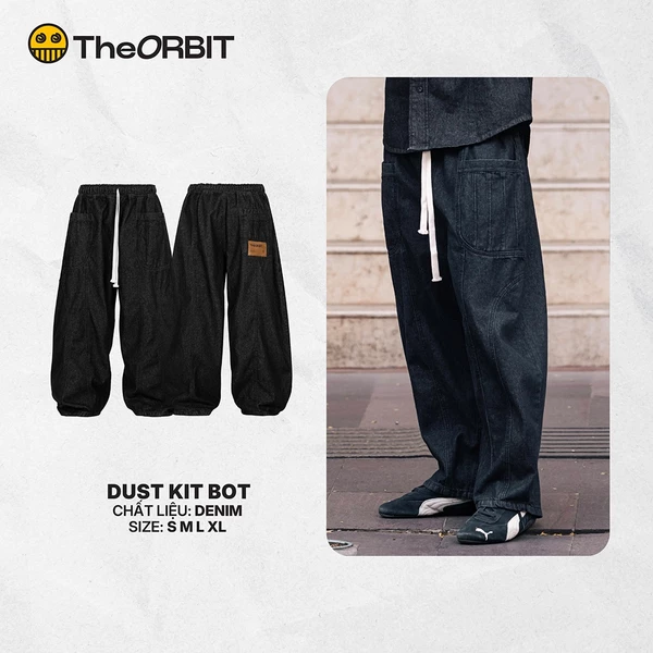 Quần Jean Denim Nam Nữ The ORBIT DUST KIT BOT - Local Brand Chính Hãng
