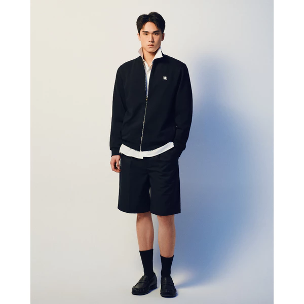 Eleven - Quần shorts nam bermuda dáng Relaxed Fit xếp ly