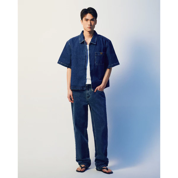 Eleven - Quần jeans unisex nam nữ ống đứng