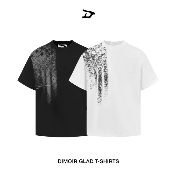 Áo thun DIMOIR GLAD màu Đen / màu Trắng
