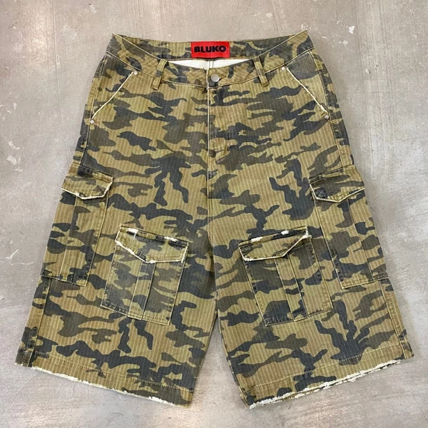 Quần Đùi Jean CAMO SHORT JEAN
