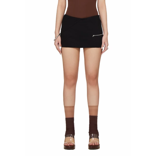 Chân Váy Da Lộn Nữ Dáng Ngắn Beuter - BEUTER® WMNS SUEDE MINI SKIRT - BLACK