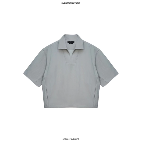 HYPNOTISM | MARGIN POLO SHIRT - Áo polo oversize tay ngắn unisex