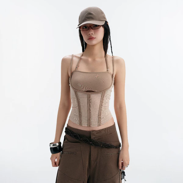 MELIOS MESH TOP (BEIGE) BunnyHill SSTS40b