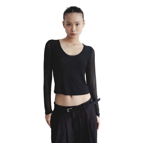 MAHU - ÁO THUN LƯỚI TAY DÀI