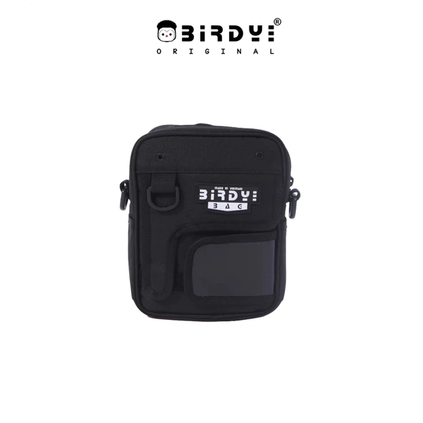 Túi đeo chéo nam nữ màu đen  ALIEN 1 - COLOR Bag nhỏ gọn cao cấp vải canvas chống nước thương hiệu Birdybag