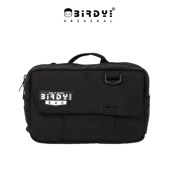 Túi đeo chéo nam nữ unisex mini nhỏ gọn FUNNI BAG HORIZONTAL vải Canvas chống nước thương hiệu Birdybag