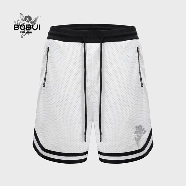 Quần Bóng Rổ lưới BOBUI thêu logo Angel