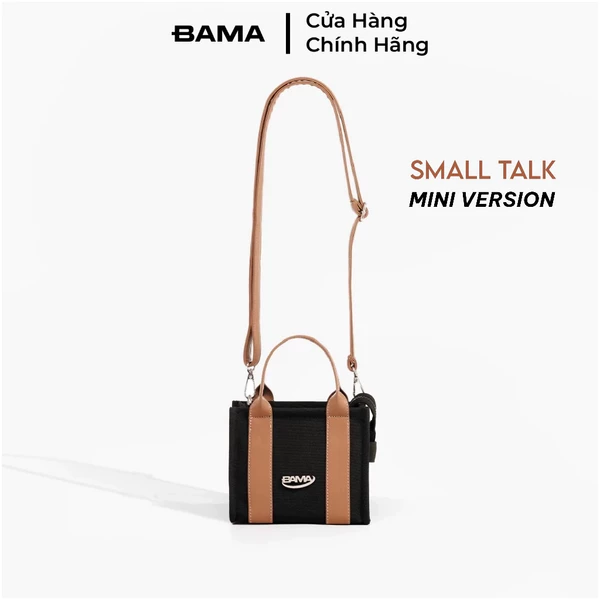 Túi tote đeo vai nam nữ BAMA MINI SMALL TALK Shoulder Bag chống nước nhiều ngăn đi chơi dạo phố