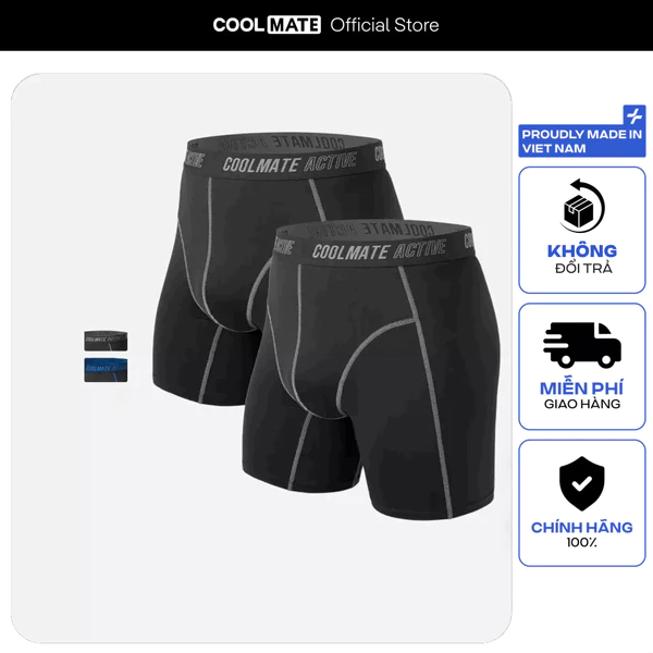 Combo 02 Quần lót nam thể thao Boxer Briefs ExDry Microfiber Coolmate