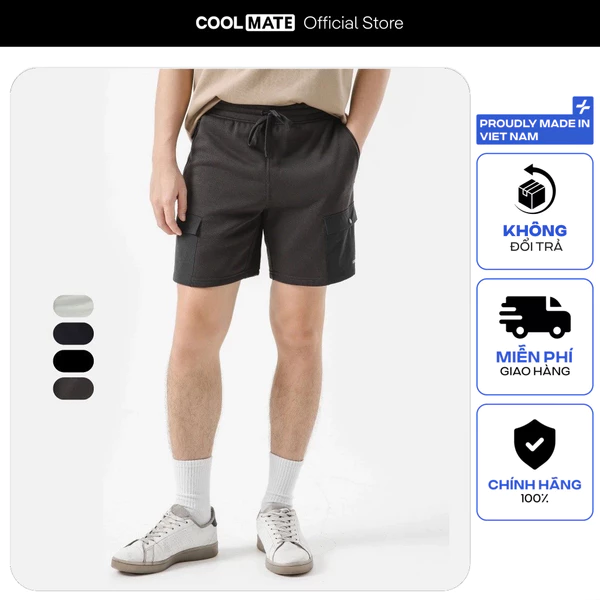 [MUA 3 GIẢM 12%][OUTLET - KHÔNG ĐỔI TRẢ]Quần Shorts nam Daily Casual chống nhăn hạn chế xù lông  Coolmate